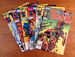 Run of *6* THOR: #340-345 (NM-) **2 Newsstand!** Super Bright, Colorful, Glossy! - Picture 1 of 11