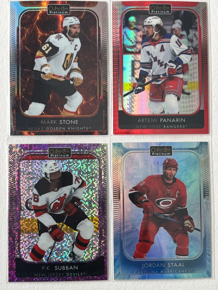 2021-22 O-Pee-Chee Platinum Magna, Red, Violet, Red, Arctic  Pick From List !! - Image 1 of 1