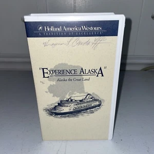 HOLLAND AMERICA WESTOURS VHS PROMOTIONAL MOVIE EXPERIENCE ALASKA THE GREAT LAND - Foto 1 di 9