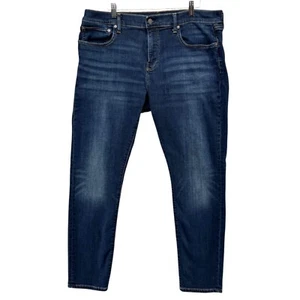 Lucky Brand 110 Slim Coolmax Jeans Mens Blue Stretch Denim Size 38x32 - Picture 1 of 12