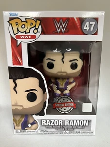 Funko Pop! Vinyl WWE Razor Ramon 47 Metallic Purple Collectable Figure UK NEW - Picture 1 of 7