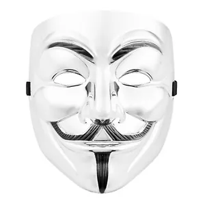 Nuovo abito elegante falò maschera viso anonima 5 ragazzi fawkes hacker horror halloween - Foto 1 di 5