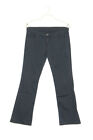 REPLAY Pants Cropped Logo Patch W29 L34 grey blue