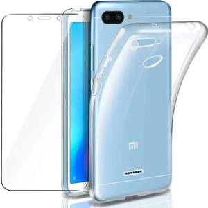 CUSTODIA COVER per XIAOMI REDMI 6 / 6A / NOTE / PRO + PELLICOLA VETRO TEMPERATO - Foto 1 di 6