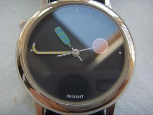 UNISEX FRENCH BEUCHAT QUARTZ WATCH HOCKEY STICK BAT AND BALL HANDS WITH TAG - Picture 1 of 1