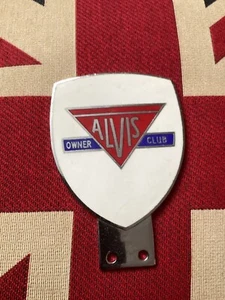 Vintage Car Badge Mascot Alvis Owner Club - Picture 1 of 6
