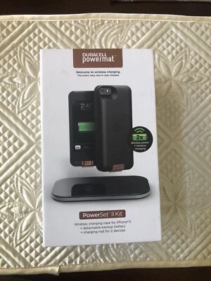 Duracell Powermat PowerSet II Kit Wireless Charging Case For IPhone 5 - Image 1 of 4