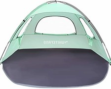 WhiteFang Beach Tent Anti-UV Portable Sun Shade Shelter for 3 Person, Extendable