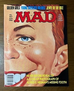 Revista MAD #263 EC Comics Golden Girls Young Sherlock Holmes en estado bastante bueno/casi nuevo - Imagen 1 de 6