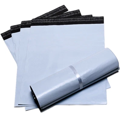 Premium White Poly Mailers Self-Sealing Shipping Envelopes Choose Number&Size - Image 1 of 4