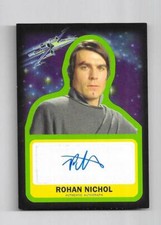 Journey to Star Wars The Force Awakens 2015 Autograph Card  Rohan Nichol 