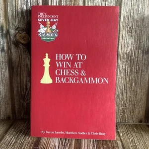 HOW TO WIN AT CHESS AND BACKGAMMON - PAPERBACK BOOK - GAMES MASTERCLASS - Picture 1 of 5