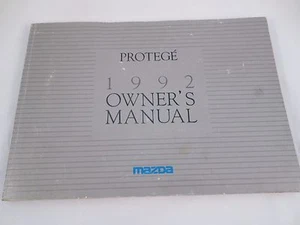 Mazda Protege 1992 92 Owners Manual Guide Handbook Glove Box Book FREE SHIPPING - Foto 1 di 4