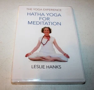 Hatha Yoga für Meditation von Leslie Hanks (DVD 2016) Yoga Erfahrung - Brandneu - Bild 1 von 2