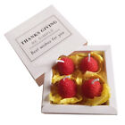 1 Box Duftkerzen Erdbeerform für Valentinstag, Party, Hochzeit, Spa, Deko