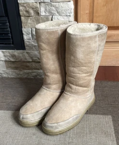 Ugg Australia Ultra Tall 5245 Braid Blonde Women Size W6 Nice Boots - Picture 1 of 7