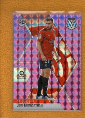 Jon Moncayola 2020-21 Panini Mosaic La Liga SC Rookie Purple Prizm RC #16 /49 - Image 1 of 2