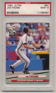 1992 Fleer Ultra Baseball Jim Thome (HOF) (#54) PSA9 PSA - Picture 1 of 2