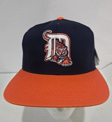 Detroit Tigers Vintage G Cap Navy Orange Snapback Adjustable Hat Cap RARE NWT - Image 1 of 4