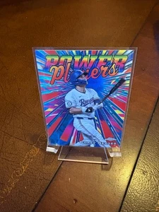 2025 TOPPS CHROME BASEBALL COREY SEAGER POWER PLAYERS REFRACTOR CARD RANGERS - Picture 1 of 2