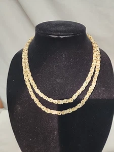 Collar de cuentas de calavera artesanal artesanal de 20" - Imagen 1 de 6