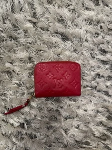 Cartera compacta Louis Vuitton monograma Empreinte roja de Japón - Imagen 1 de 2