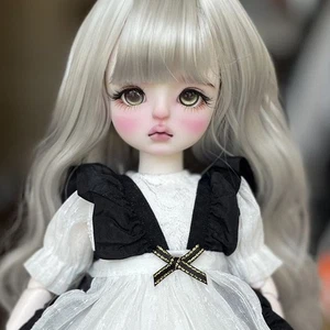 30cm Height Girl Doll Toy Silver Hair Dress Shoes Removable Handpainted Makeup - Picture 1 of 4