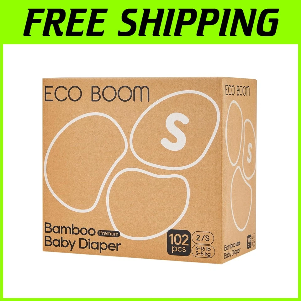 Natural Bamboo Diapers, Size 2 - 102 Ct - Image 1 of 4