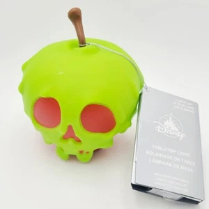Disney Parks Halloween 2024 Snow White Poisoned Apple Tabletop Lamp Light New - Picture 1 of 3