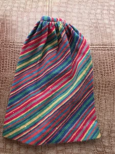 Vintage Barbie #1602 Knit Separates Pak 1964 langer gestreifter Rock mit Glitzer - Bild 1 von 5