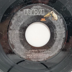 Rick Springfield Alyson / Human Touch 7" 45rpm M- Vinyl 80's Record 45 - Picture 1 of 2