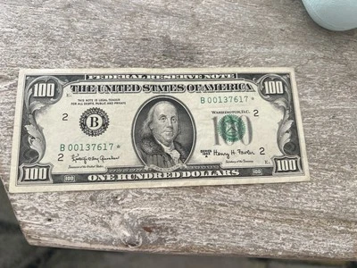 1963A , $100 Star Note B00137617 - Image 1 of 2