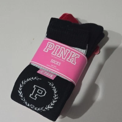 New VS PINK 2pack Socks One Size - Image 1 of 2