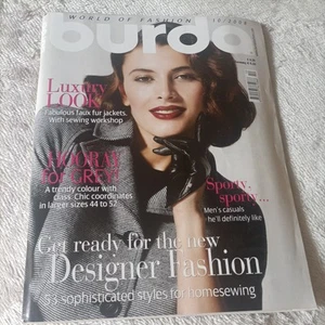 BURDA Magazine - October 2008 - Uncut Sewing Patterns Fashion Dressmaking B19 - Picture 1 of 6