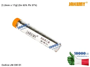 JAKEMY SOLDER WIRE JM-SW-01 BOBINA FILO DI STAGNO SPESSORE 1mm Stagno JACKEMY JM - Picture 1 of 1