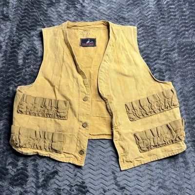 Vtg Red Head Beige Hunting Vest - Image 1 of 4