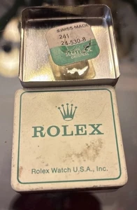 Rolex 241 24-530-8 Genuine Factory  5.2mm Crown In Tin- Watch Makers Estate - Picture 1 of 5