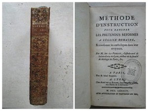 Méthode pour ramener et confirmer les catholiques dans leur croyance, 1784. - Picture 1 of 23