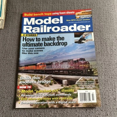 The listing is for the Model Railroader Magazine July 2012 Edition - Image 1 of 2