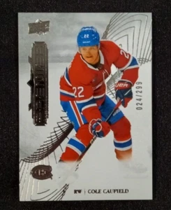 2022-23 Upper Deck Premier #52 Cole Caufield/299 Montreal Canadiens - Imagen 1 de 2