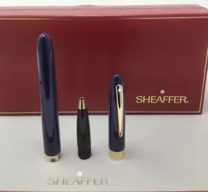 Sheaffer Crest Nova Blue Laque Rollerball Pen 23k Gold Trim 583 Made USA 1996 - Picture 1 of 17
