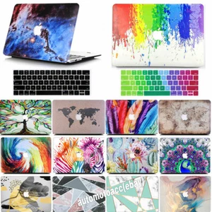 2in1 Color Hard Case +Keyboard Cover For Macbook M4 Pro 14 16 Air 13 15 11 12 in - Picture 1 of 45