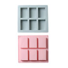 Silicone Soap Moulds 6 Cavities DIY Soap Cake Supplies