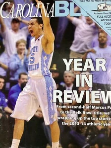 North Carolina UNC Tar Heels Magazine Blue 2014 Paige Year Review Switzer Britt - Picture 1 of 24