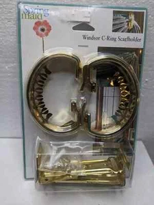 Spring Maid Windsor C-Ring Swagholder Scarf holder Curtain Drape Tieback Holder - Picture 1 of 1