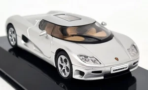 Altaya 1/43 Koenigsegg CC8S 2002 Silver Supercar Diecast coche modelo a escala - Imagen 1 de 5
