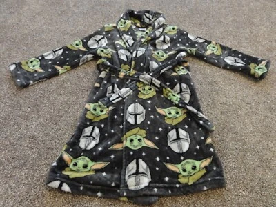 BATA DE BAÑO NIÑOS STAR WARS GRIS YODA & STORM TROOPER ESTAMPADO - X-PEQUEÑA 4-5 Foto 1 de 4