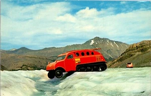 Vintage Postcard Canada Ice Fields Snowmobile Columbia Posted 1975 - Picture 1 of 3
