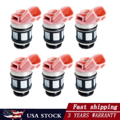 6X Fuel Injectors 16600-9S200 JS23-4 For Nissan Quest 3.0L1996-1998 3.3L1999-02 - Image 1 of 4