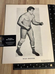 Billy Robinson original wrestling promo photo 1960s vintage AWA NWA WWF WWE - Picture 1 of 4